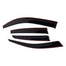 Black window rain guard - window, set