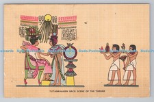 R789249 Tutankhamen Back Scene of the Throne Lehnert and Landrock Egypt