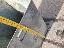 Antique XL Galvanised Riveted Metal Trough Planter Garden Pond Ornament 4E