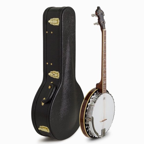 Banjo with case tenor 4 - banjo,