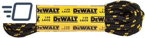 Polyester cotton boot laces - polyester/cotton,