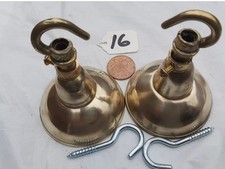 2x 72mm vintage CEILING ROSE