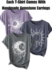 Celestial Sun & Moon Graphic