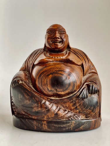 Antique hand carved teak - carved,