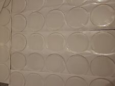 50mm 2" Inch Clear Epoxy Resin Dome Stickers Self Adhesive Bottle Caps Cabochon