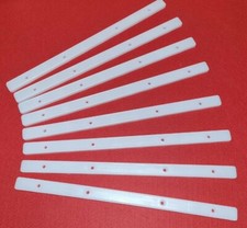4 PAIRS of White Plastic Drawer Runners for 300mm Drawers