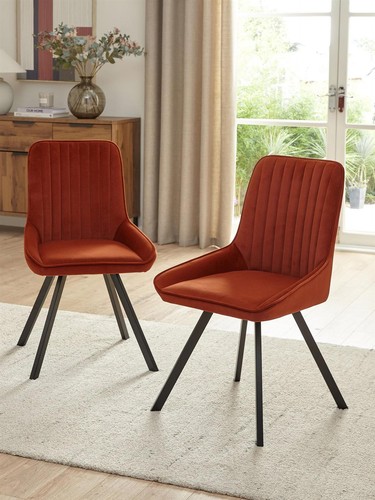 Marlo pair velvet dining - pair,