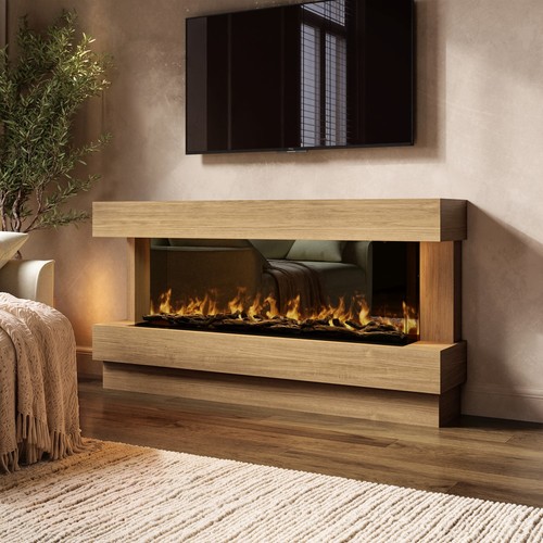 Freestanding oak sided - freestanding, 3-sided