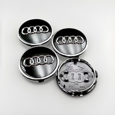 Audi 4 X 60mm Gloss Black