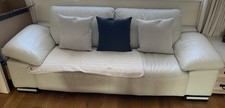 Leather Sofa Set 3-Seater 