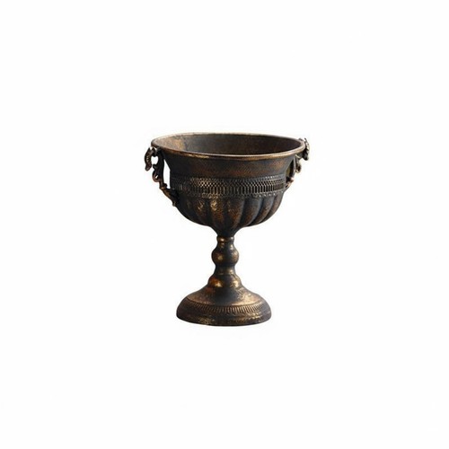 Metal flower vase distressed - flower,