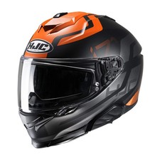 HJC I71 SIMO ENTA BLACK ORANG MATT FULL FACE MOTORCYCLE MOTORBIKE HELMET ECE2206