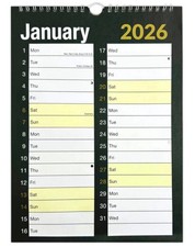 2026 LARGE MONTH TO VIEW PLANNER QUALITY CALENDER WALL HANGING PLANNER