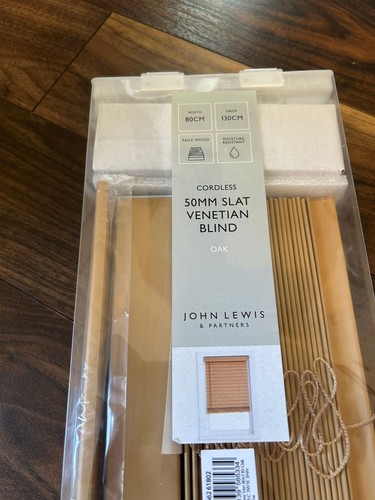 John lewis cordless oak effect - cordless,