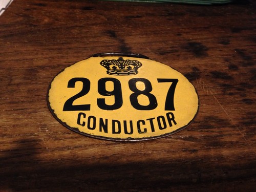 Pre 1930s conductor enamel - 1930s,