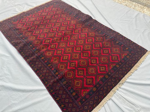 4x6 afghan hand knotted - ft,