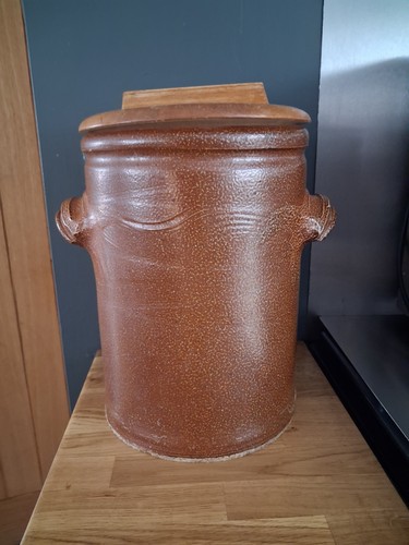Large vintage salt glazed - a,