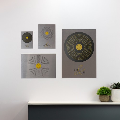 Song lyrics vinyl - lyrics,