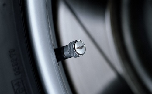 Aston martin wheel valve caps - aston,