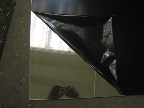 Bright shiny stainless - stainless, steel