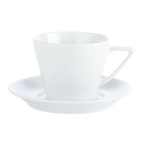 Conic white tea cup - tea,
