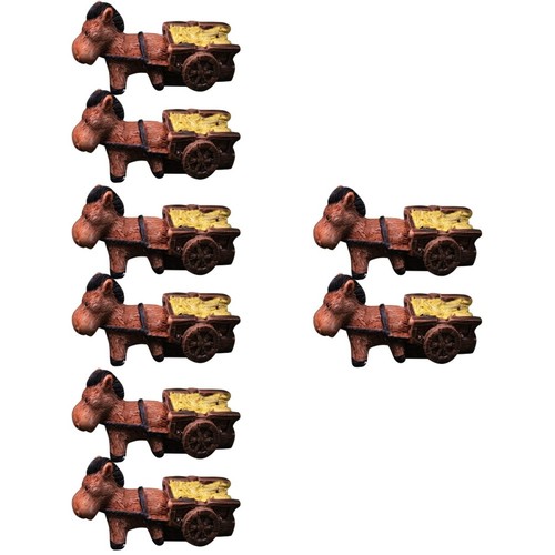 Set light brown resin - set, 8