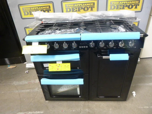 Smeg range cooker black - smeg,