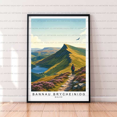 Bannau brycheiniog unframed - bannau,