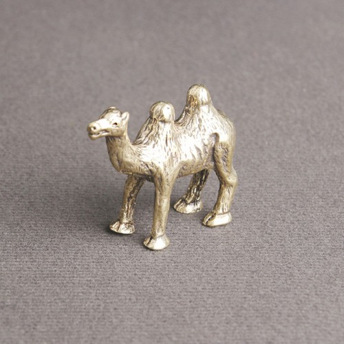 Brass camel statue retro - brass,