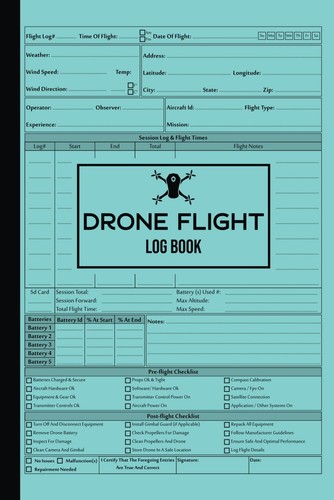 Drone flight log book - log, pilot