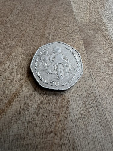 50p coin 1997 - , man