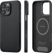 PITAKA Military-Grade Protective iPhone 16 Pro Max Case - Magnetic Full-Wrapped