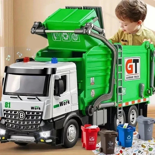 Medium size diecast garbage - medium,