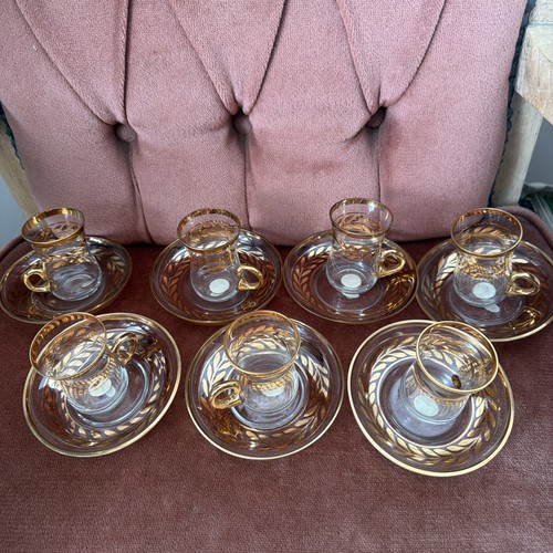 Vtg turkish tea - set,