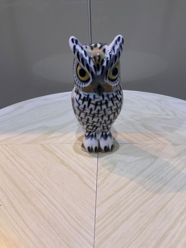 Owl ornament ceramic - owl,