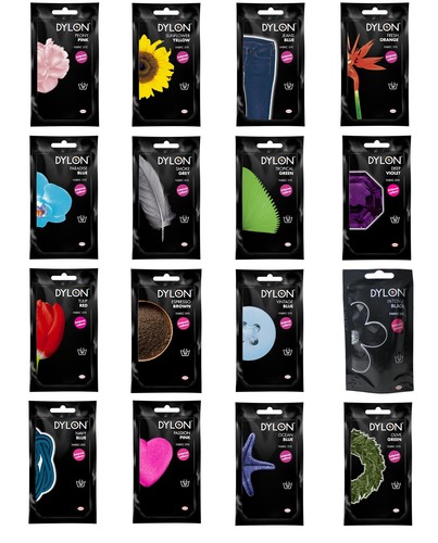 Dylon fabric dye satchets for - fabric,