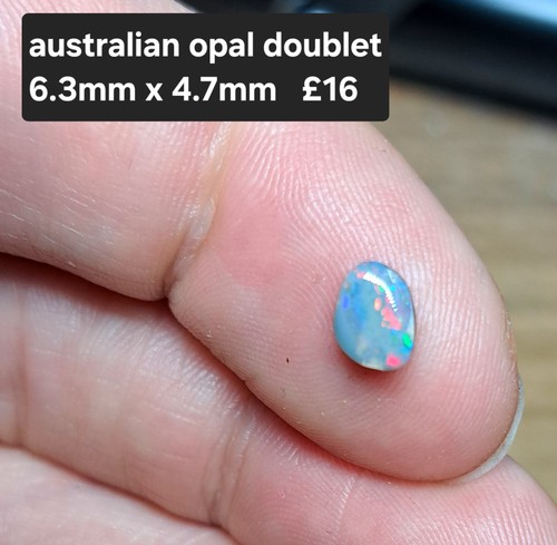 Australian opal doublet - opal,