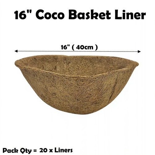 Natural coco hanging basket - coco,