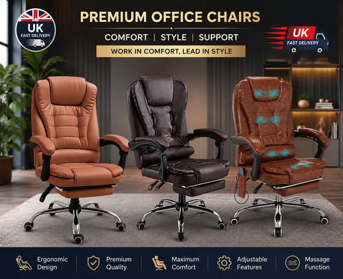 Brown executive office chair - brown,