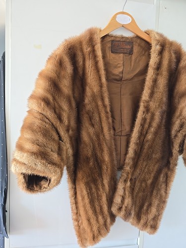 Vintage real mink fur - real,
