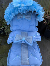 PRAM PUSHCHAIR - FRILLY BLING