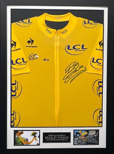 Bradley wiggins signed framed - bradley,
