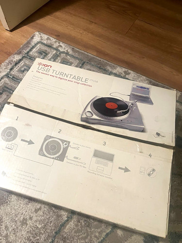 Ion ttusb silver usb turntable - ion,