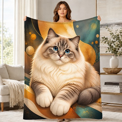 Fluffy ragdoll cat coral - fluffy,