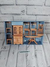 Hickleton Interiors Dining Room Kitchen  Set Miniature Dolls House Furniture 