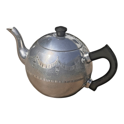 Vintage swan aluminium - aluminium, teapot