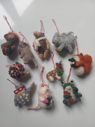 Set handmade felt - 10,