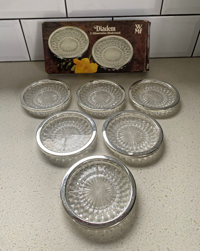 Wmf diadem glass coasters - wmf,