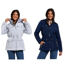 Ladies Quilted Water Repellent