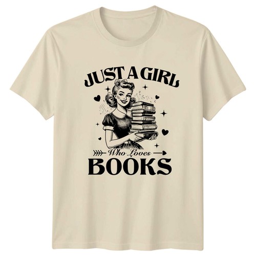 Just girl who - loves, books